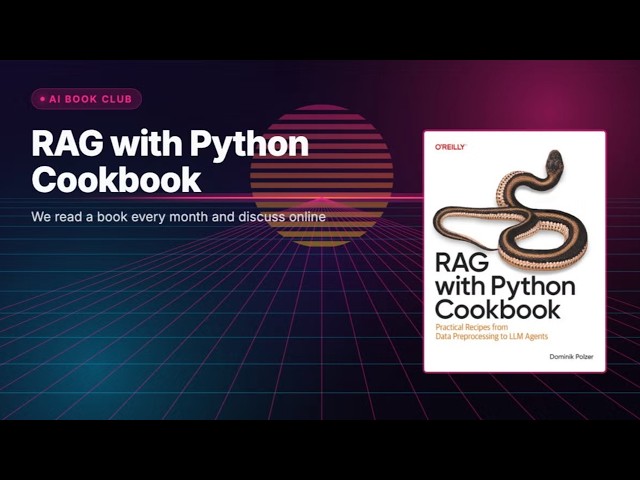 AI Book Club: RAG with Python Cookbook