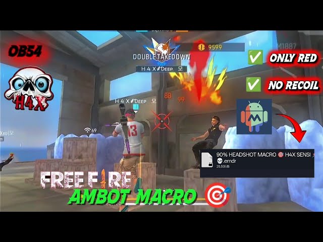 OB54Free Fire New Android Macro 📱 Tutorial  | Macro Droid New Headshot Macro Script 📂