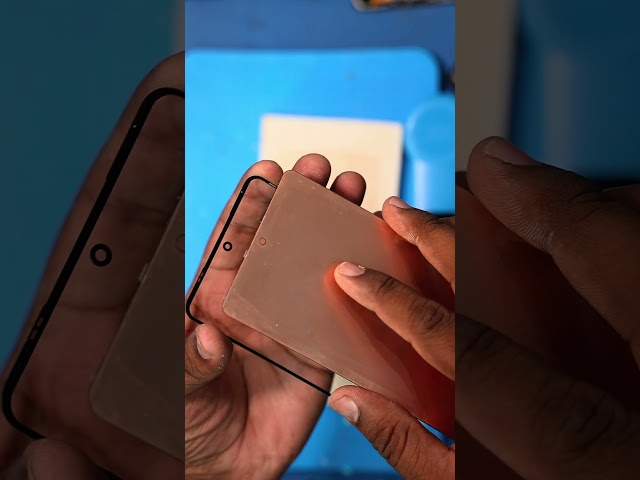 Samsung m55 5g broken paper display glass change asmr