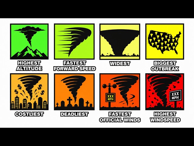 The CRAZIEST Tornado Records From SCARY to UNBELIEVABLE