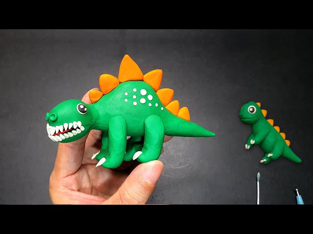 Dinosaur Clay Modelling  DIY Clay Art & Polymer Clay Tutorial