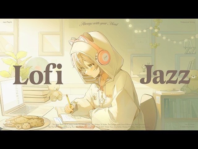 Study/Work With Lofi/Groovy Jazz🎺 | #NoAImusic | 24/7 Lofi Jazz [playlist]