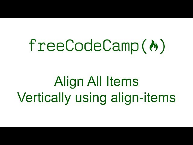 CSS Grid - Align All Items Vertically using align-items - Free Code Camp