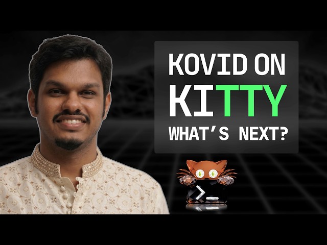 Kovid Goyal on Kitty: Drag and Drop, Pixel Scrolling, and What’s Next