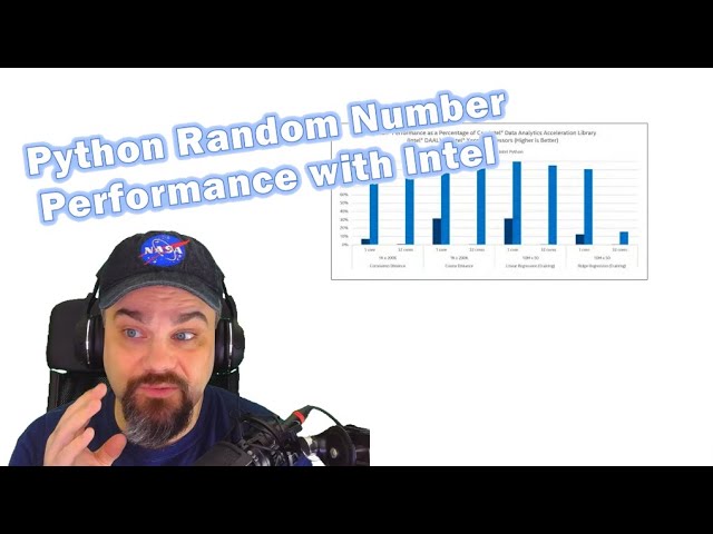 Python Random Number Generation Performance with the Intel Python Distribution