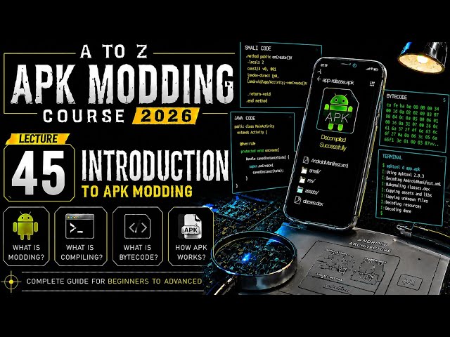 APK Modding Course 2026 | Lecture 45 | Understanding packed-switch in Smali