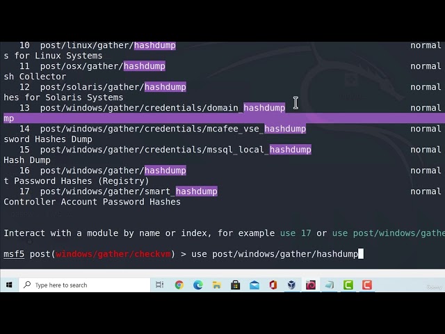 Post Exploitation Modules                          #PostExploitation #cybersecurity  #ethicalhacking