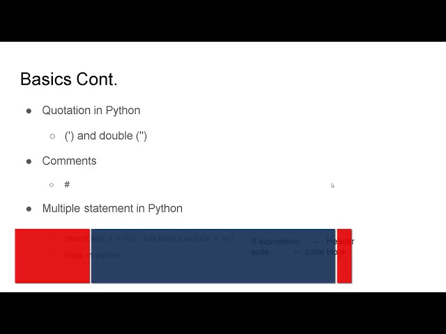 Python Programming for Data Analytics  Tutorial - 1 - Basics