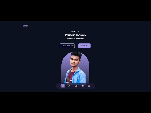 Create a Responsive Personal Portfolio Website Design Using HTML, CSS and Scss.