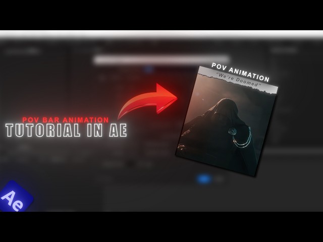 Trending POV Animation For Edits🔥 | After Effects Tutorial