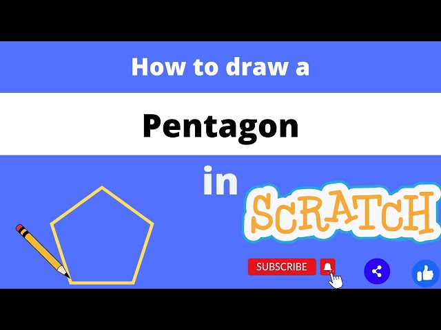 How to draw a pentagon in Scratch | Coding is Amazing (CIA) | CIA coder | Scratch | tutorial