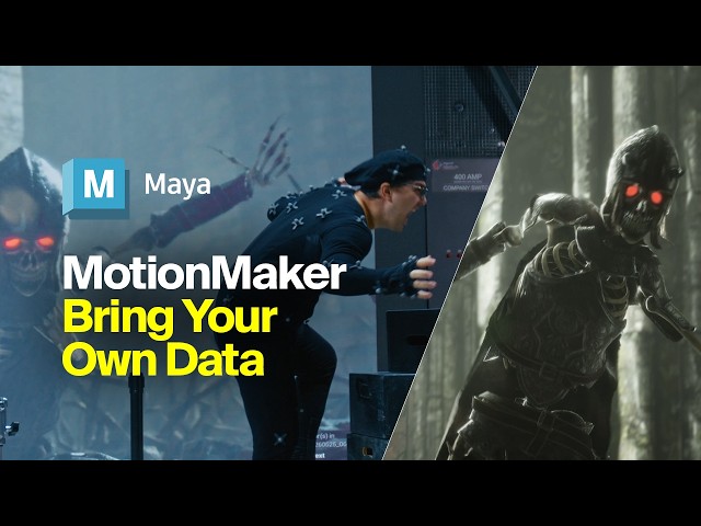 Make Your Own AI Model with Your Own Data: MotionMaker in Maya