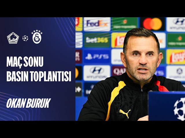 Our Head Coach Okan Buruk's press conference after the Lille match #LOSCvGS #UCL
