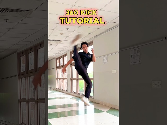 ❌Knockout 360 kick tutorial🔥taekwondo