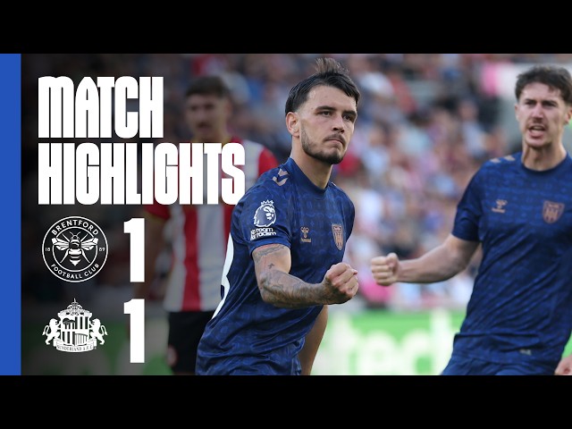 Le Fée Scores In Draw At The GTech | Brentford 1 - 1 Sunderland AFC | Premier League Highlights