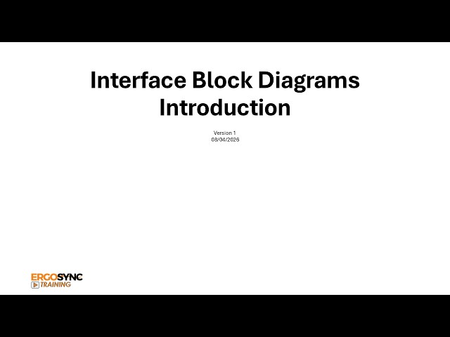 Interface Block Diagrams Introduction