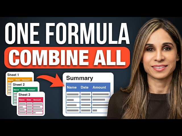 Stop Copying Data Between Excel Sheets! (Do This Instead)