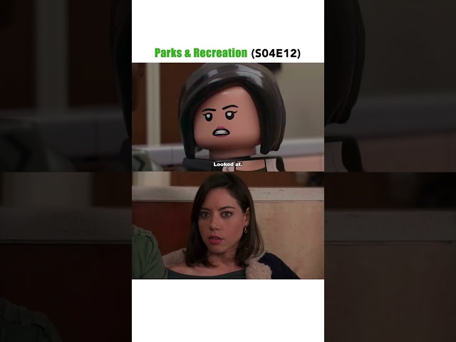 LEGO Parks and Rec - April and Andy Visit The Doctor #lego #parksandrec #animation