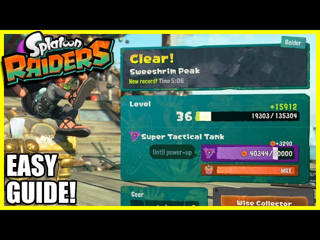 Splatoon Raiders | Sweeshrim Peak Easy Guide