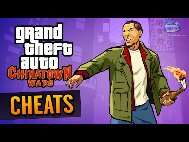 GTA Chinatown Wars Cheats (iOS, Android, PSP & Nintendo DS)