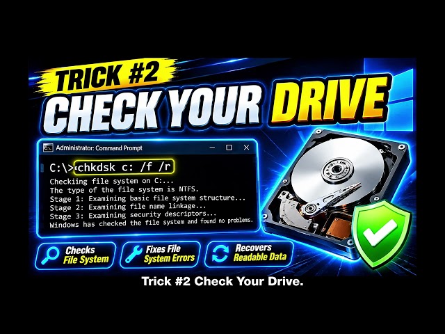 🚨 PC SLOW? TRY THESE 3 SECRET CMD TRICKS! 💻⚡