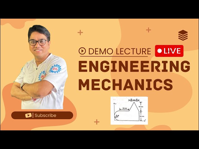 Engineering Mechanics Demo Lecture | Live Problem-Solving & Concepts #engineeringmechanics