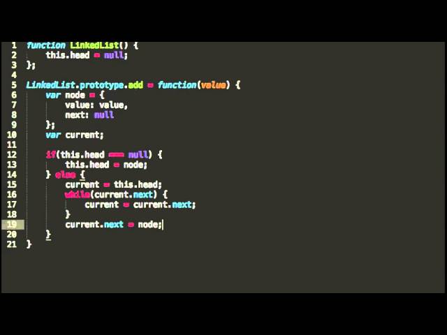 Linked List in Javascript: Live Coding Demo by Selby