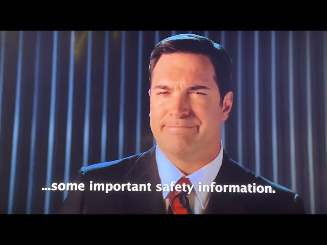 Soarin’ pre-flight safety video with Patrick Warburton- at Epcot, Walt Disney World