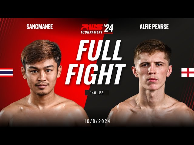 Full Fight l Sangmanee Sookdainhailao vs Alfie Pearse Sor. Dechapan I RWS