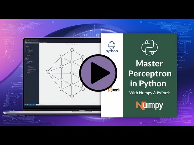 Master Perceptron Algorithm in Python: Numpy & PyTorch Tutorial!