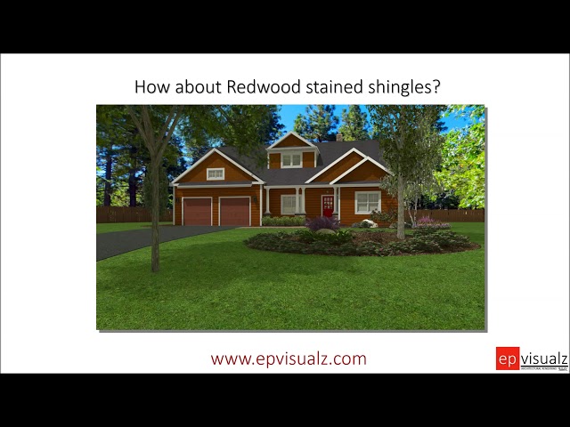 Use 3D Rendering to help choose your exterior finishes.