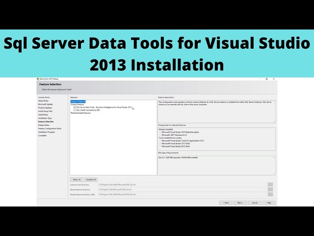 02 Sql Server Data Tools for Visual Studio 2013 Installation | SSDT Installation