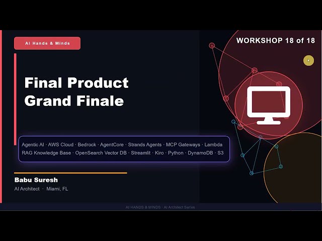 Building AWS AgentCore End-2-End App - 18 of 18