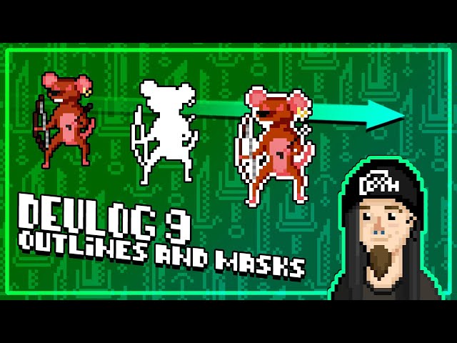 Drawing OUTLINES with PYGAME! (Ork Slayer Indie Devlog #9 - Outlines & Masks)