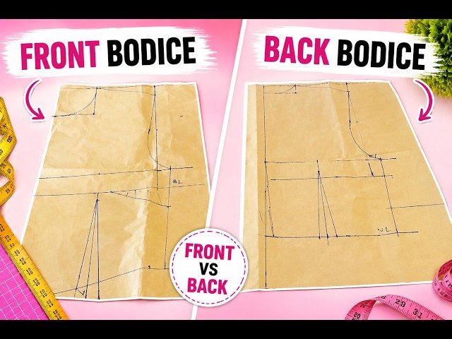 How to Draft a Basic Bodice Pattern | Step-by-Step Sewing Tutorial for Beginners