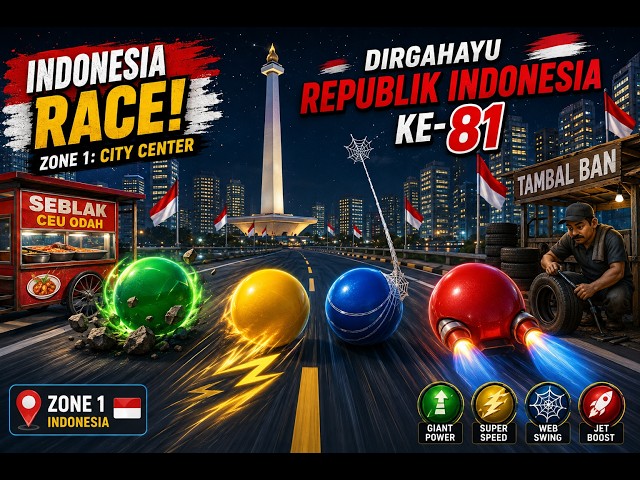🇮🇩 SPECIAL EDITION: INDONESIA RACE! | Independence Day 81 | Zone 1