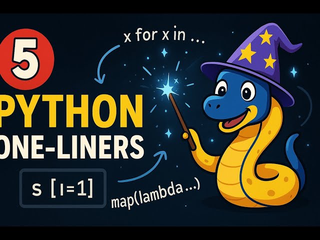 5 Python One-Liners You Should Know 💡 (Beginner-Friendly & Powerful)