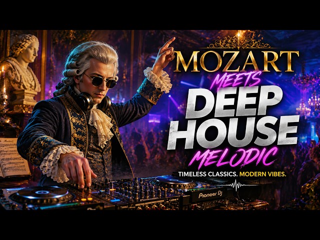 Mozart Meets Deep House | Epic Melodic House Mix • Classical x Electronic • Study • Relax • Drive