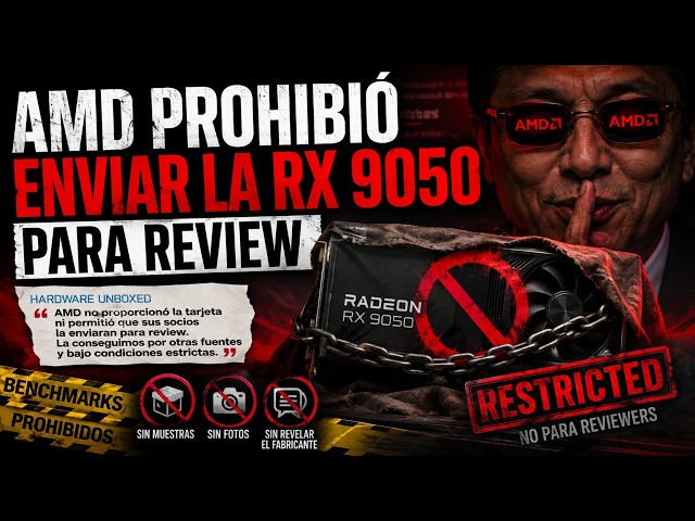 AMD BANNED SENDING THE RADEON RX 9050 FOR REVIEW