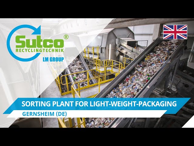 Sorting plant for lightweight packaging (lwp). Gernsheim (Germany). Sutco
