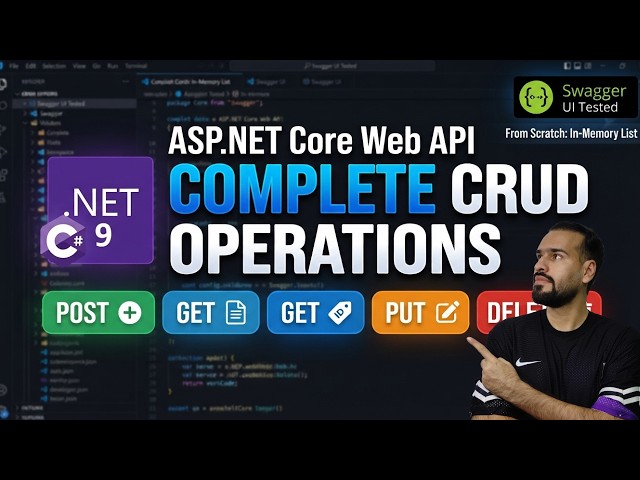 ASP.NET Core Web API CRUD Tutorial | Build a Task Management API #3