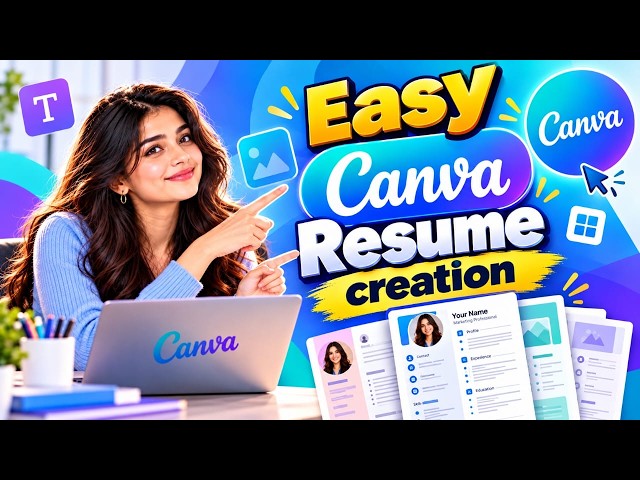 Easy Canva Resume Creation | Create a Professional Resume in Canva for FREE
