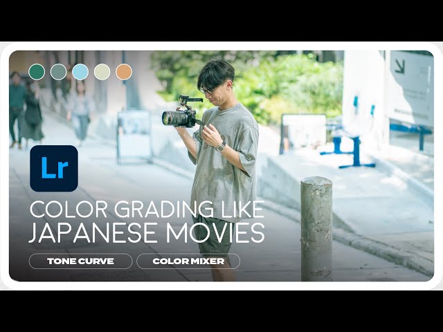 Color Grading like Japanese Movies | Airy Clean Look | Lightroom Tutorial