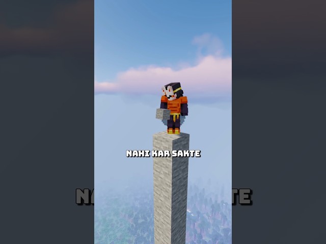 Mystery Above Minecraft Void//#mystery #minecraft #void #shorts