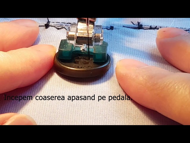 Cum sa cosi nasturi la masina de cusut