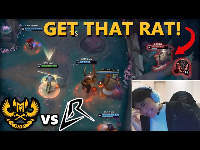 GAM Levi's Reaction to BAUS Being a Rat in LR vs GAM Scrims [ENG SUB]
