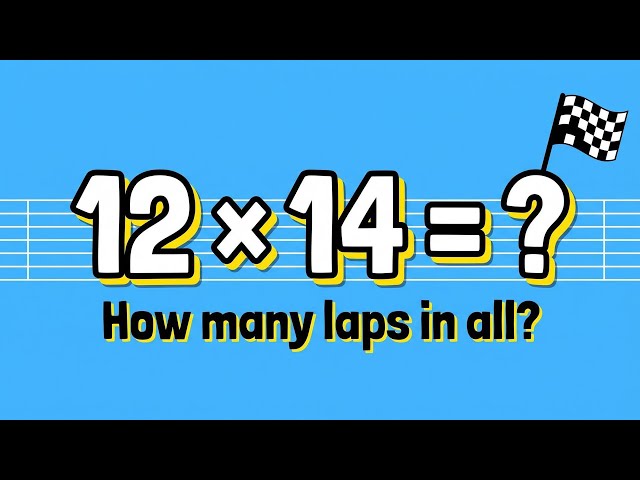 💥Jessi ran 12 laps every day for two weeks. How many laps did she run in all?