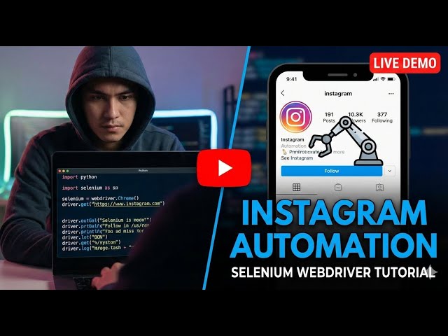 Insta Automation Using Selenium Webdriver