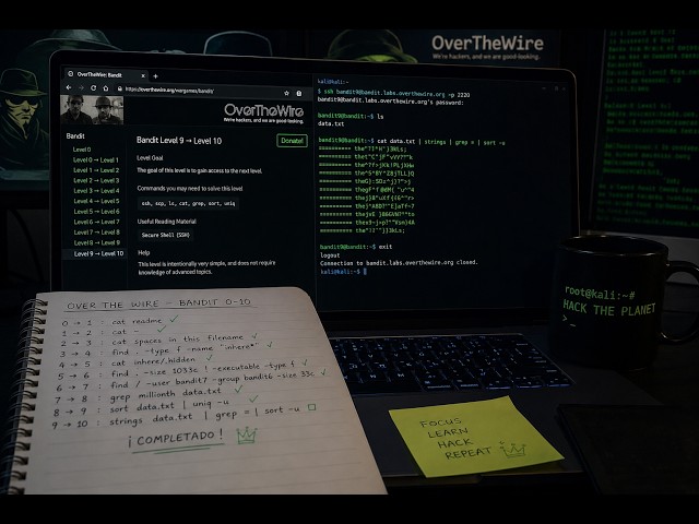 Resuelvo OverTheWire Bandit 0–10 | Tutorial Completo