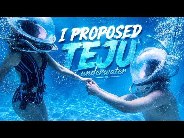 Unreal Proposal Underwater in Mauritius @tejasswiprakash413